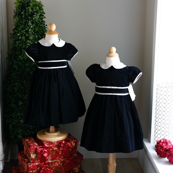 Strasburg Dress Black Velvet Silk Plaid Special Occasion Size 8/10 - Picture 8 of 8